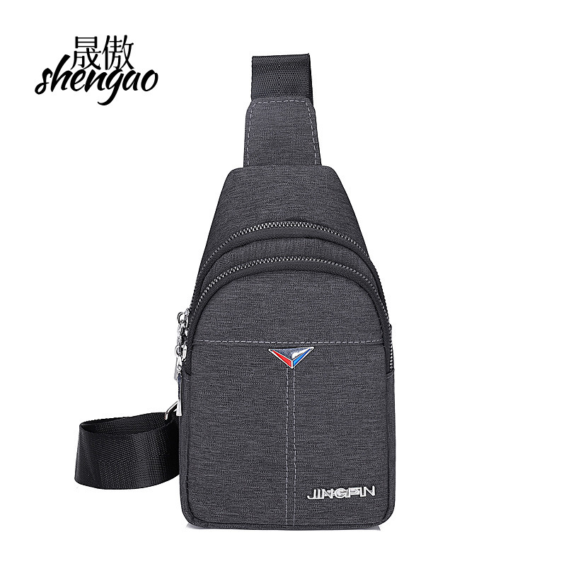 Business Chest Bag Men's one shoulder crossbody bag Chest backpack sports hiking bag Cycling single backpack fixed make 
