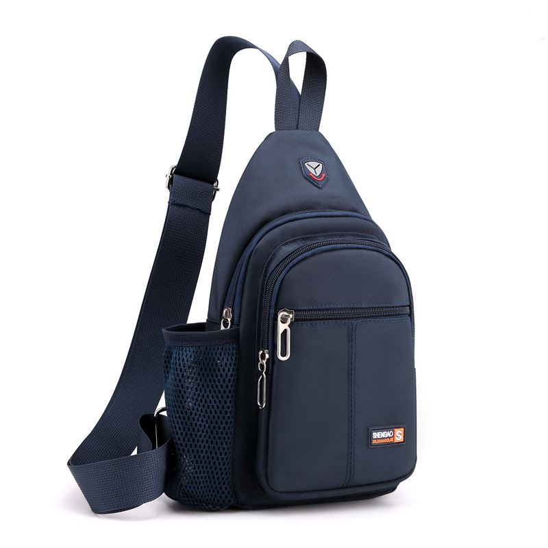Chest bag, male crossbody bag Business bag, casual bag, Korean version, trendy shoulder bag Travel sports backpack bag